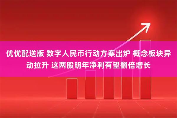 优优配送版 数字人民币行动方案出炉 概念板块异动拉升 这两股明年净利有望翻倍增长