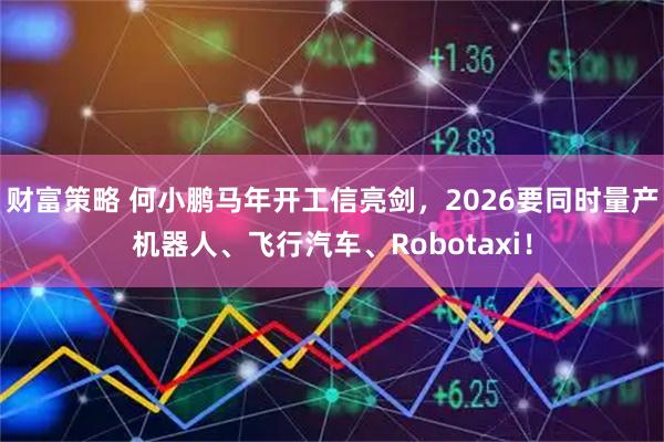 财富策略 何小鹏马年开工信亮剑，2026要同时量产机器人、飞行汽车、Robotaxi！